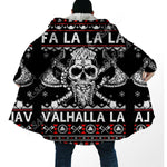 Fa-La-La-La-La Valhalla-La Viking Ugly Christmas Coat Cloak Viking Warriors