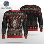 Fa-La-La-La-La Valhalla-La Viking Ugly Christmas Sweater Shirts & Tops Viking Warriors