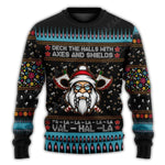 Fa-La-La-La-La Valhalla-La Viking Ugly Christmas Sweater Shirts & Tops Viking Warriors