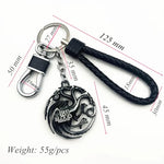 Fantasy Medieval House Sigil Keyring keychain Viking Warriors
