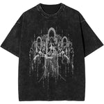 Fellowship Hiking Co An Epic Journey Awaits Fantasy Washed T-Shirt t shirt Viking Warriors
