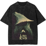 Fellowship Hiking Co An Epic Journey Awaits Fantasy Washed T-Shirt t shirt Viking Warriors