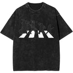 Fellowship Hiking Co An Epic Journey Awaits Fantasy Washed T-Shirt t shirt Viking Warriors