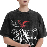 Fellowship Hiking Co An Epic Journey Awaits Fantasy Washed T-Shirt t shirt Viking Warriors