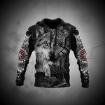 Fenrir Viking Wolf Hoodie hoodie Viking Warriors