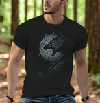 Fenrir Wolf Moon T Shirt Shirts & Tops Viking Warriors