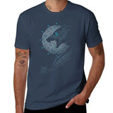Fenrir Wolf Moon T Shirt Shirts & Tops Viking Warriors