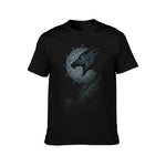 Fenrir Wolf Moon T Shirt Shirts & Tops Viking Warriors