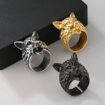 Fenrir Wolf Ring Rings Viking Warriors