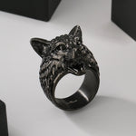 Fenrir Wolf Ring Rings Viking Warriors