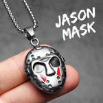 Friday Jason Mask Stainless Steel Necklace necklace Viking Warriors