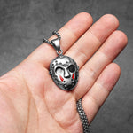 Friday Jason Mask Stainless Steel Necklace necklace Viking Warriors