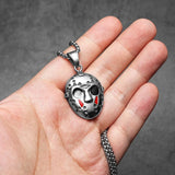 Friday Jason Mask Stainless Steel Necklace necklace Viking Warriors