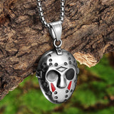 Friday Jason Mask Stainless Steel Necklace necklace Viking Warriors