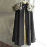 Fur Collar Medieval Cloak Cloak Viking Warriors