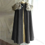 Fur Collar Medieval Cloak Cloak Viking Warriors