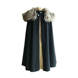 Fur Collar Medieval Cloak Cloak Viking Warriors