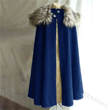 Fur Collar Medieval Cloak Cloak Viking Warriors