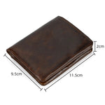 Genuine Leather Short Wallet wallet Viking Warriors