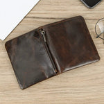 Genuine Leather Short Wallet wallet Viking Warriors