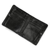 Genuine Leather Short Wallet wallet Viking Warriors