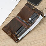 Genuine Leather Short Wallet wallet Viking Warriors