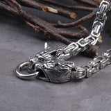 Geri and Freki Stainless Steel Necklace Necklaces Viking Warriors