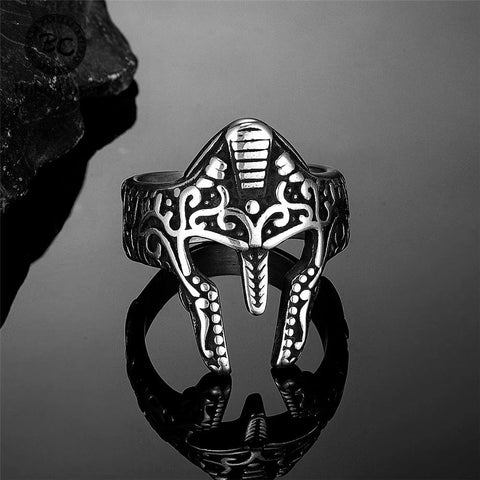 Gladiator Warrior Helmet Ring Rings Viking Warriors