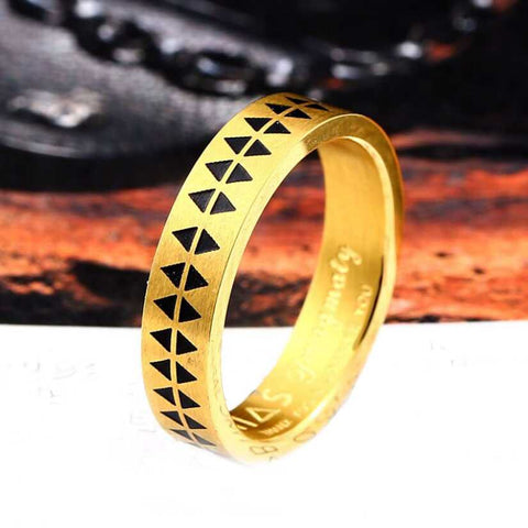 Gold Nordic Ring Rings Viking Warriors