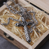 Gothic Cross Pendant Cross Viking Warriors