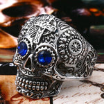 Gothic Cross Skull Ring skull ring Viking Warriors