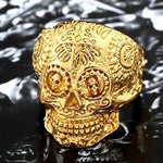 Gothic Cross Skull Ring skull ring Viking Warriors