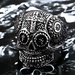 Gothic Cross Skull Ring skull ring Viking Warriors