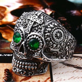 Gothic Cross Skull Ring skull ring Viking Warriors