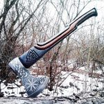 Helm of Awe Carbon Steel Viking Axe Viking Warriors