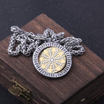 Helm of Awe Icelandic Magical Stave Pendant Necklaces Viking Warriors