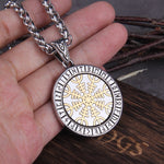 Helm of Awe Icelandic Magical Stave Pendant Necklaces Viking Warriors