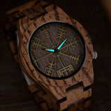 Helm of Awe Wooden Watch Watches Viking Warriors