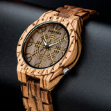 Helm of Awe Wooden Watch Watches Viking Warriors