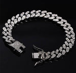 Iced Out Cuban Chain Bracelets for Men Viking Warriors