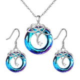 Infinite Symbol Love Necklace and Earrings Set necklace and earrings set Viking Warriors