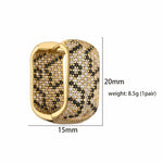 Leopard Print Zirconia Jewelry set Jewelry Sets Viking Warriors