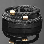 Luxury 3 piece Cross Bracelet Set Bracelets Viking Warriors