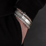 Luxury 3 piece Cross Bracelet Set Bracelets Viking Warriors