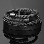 Luxury 3 piece Cross Bracelet Set Bracelets Viking Warriors