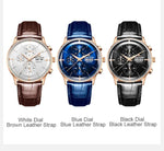 Luxury Chronograph Leather Watch watch Viking Warriors