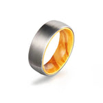 Luxury Wooden Inlay Tungsten Wedding Bands – Perfect Blend of Style and Strength rings Viking Warriors