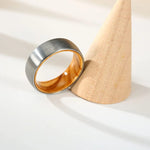 Luxury Wooden Inlay Tungsten Wedding Bands – Perfect Blend of Style and Strength rings Viking Warriors