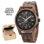 Luxury Wooden Wristwatch Watches Viking Warriors