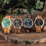 Luxury Wooden Wristwatch Watches Viking Warriors